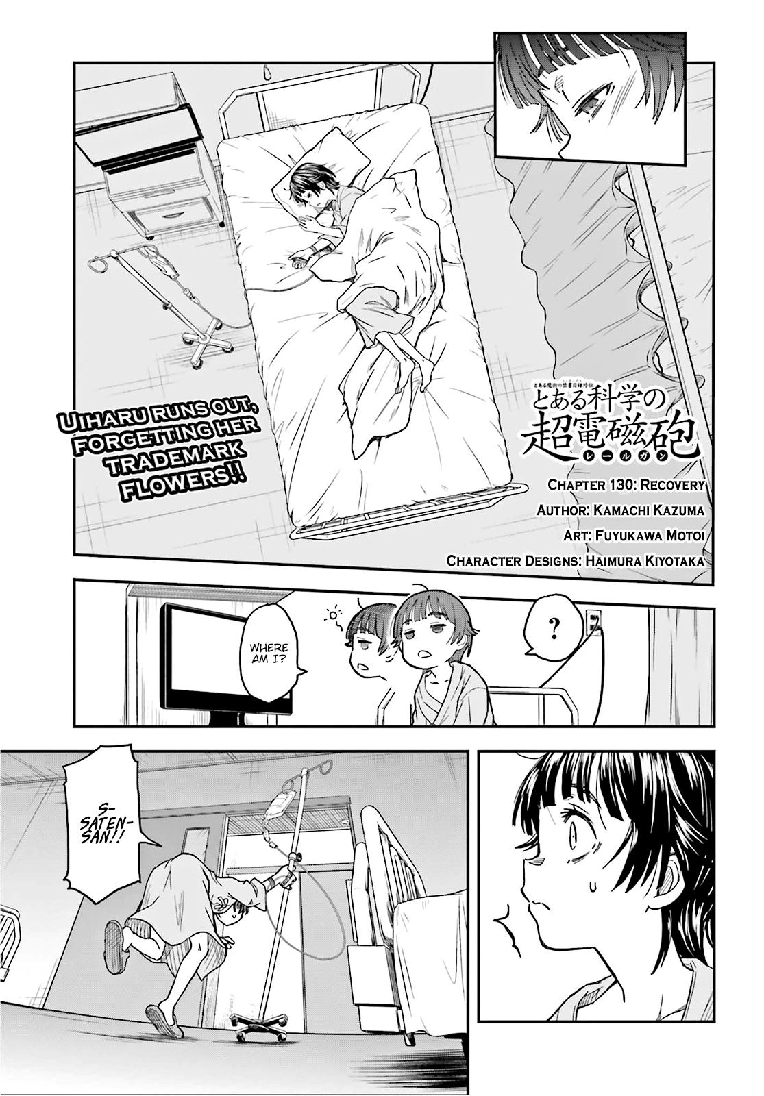 Toaru Majutsu no Index Gaiden: Toaru Kagaku no Railgun Chap 130 - Next Chap 131