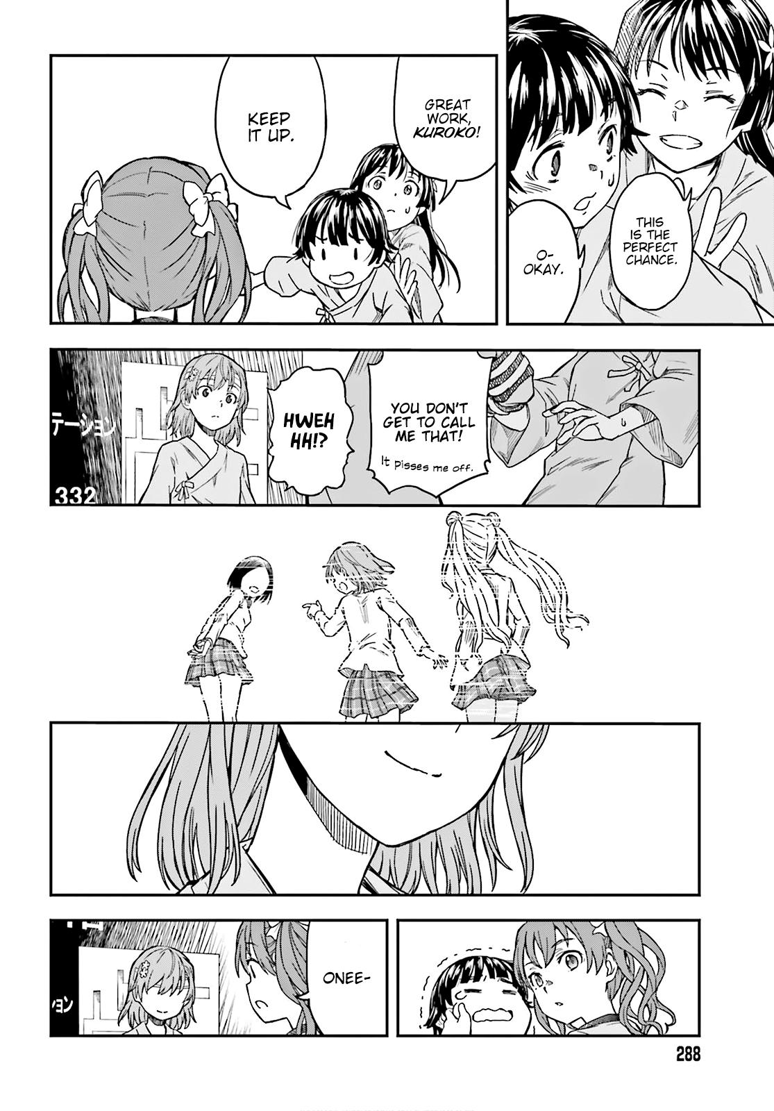 Toaru Majutsu no Index Gaiden: Toaru Kagaku no Railgun Chap 130 - Next Chap 131