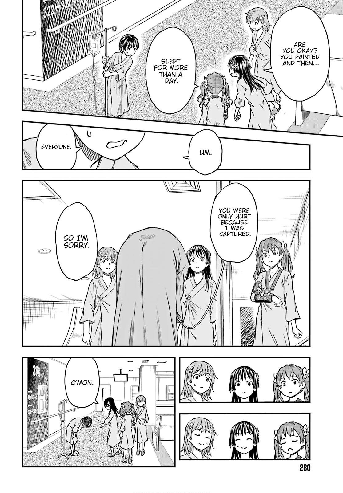 Toaru Majutsu no Index Gaiden: Toaru Kagaku no Railgun Chap 130 - Next Chap 131