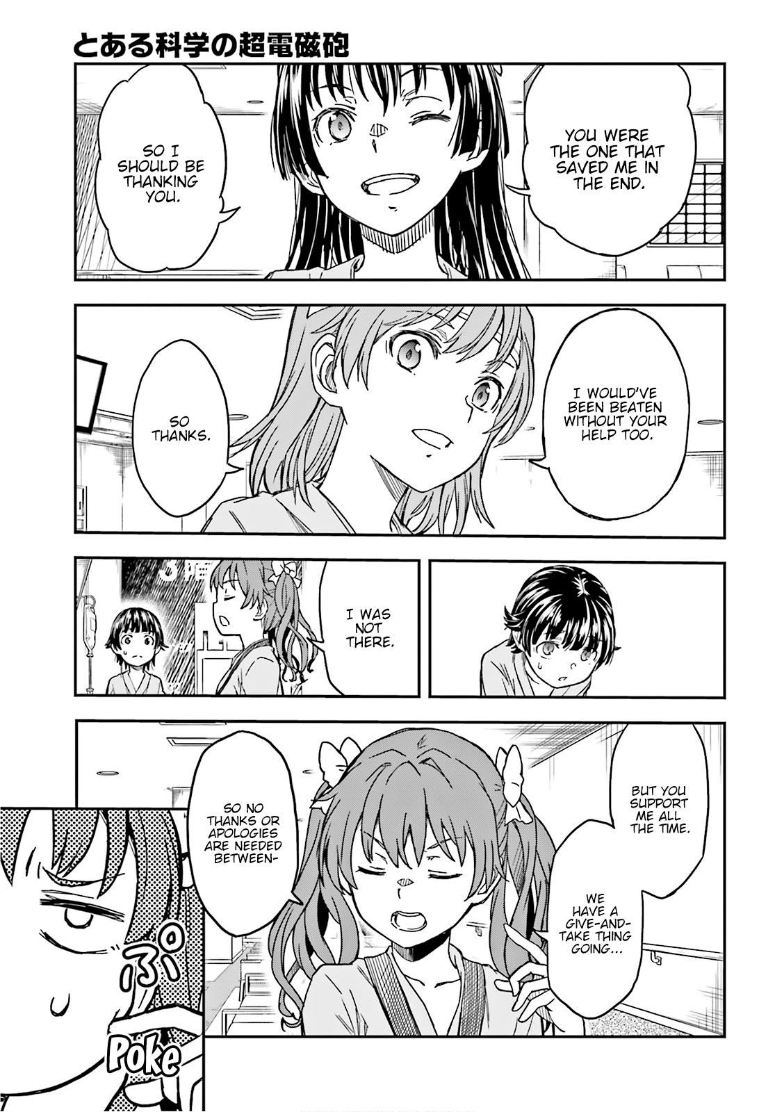 Toaru Majutsu no Index Gaiden: Toaru Kagaku no Railgun Chap 130 - Next Chap 131