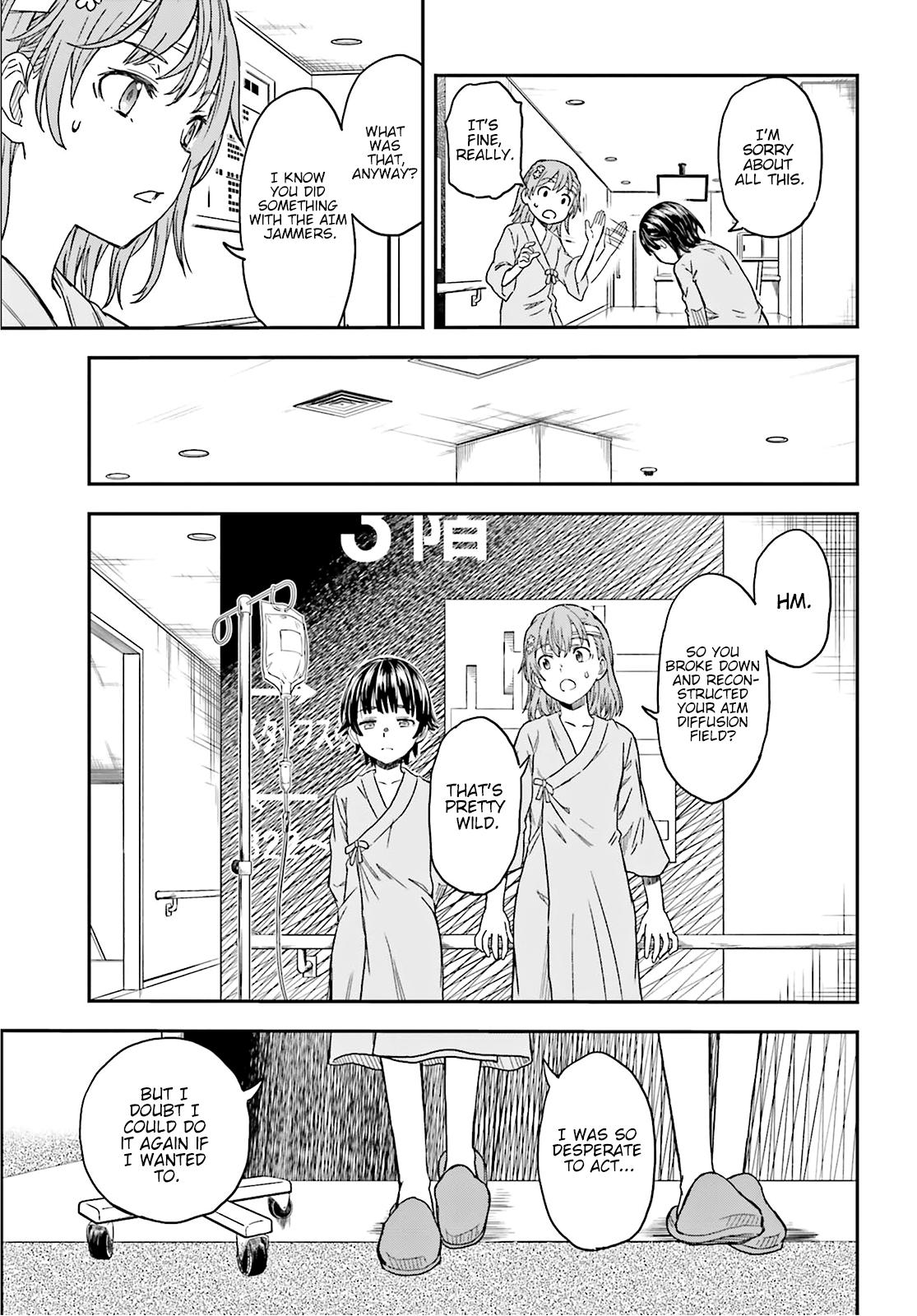 Toaru Majutsu no Index Gaiden: Toaru Kagaku no Railgun Chap 130 - Next Chap 131