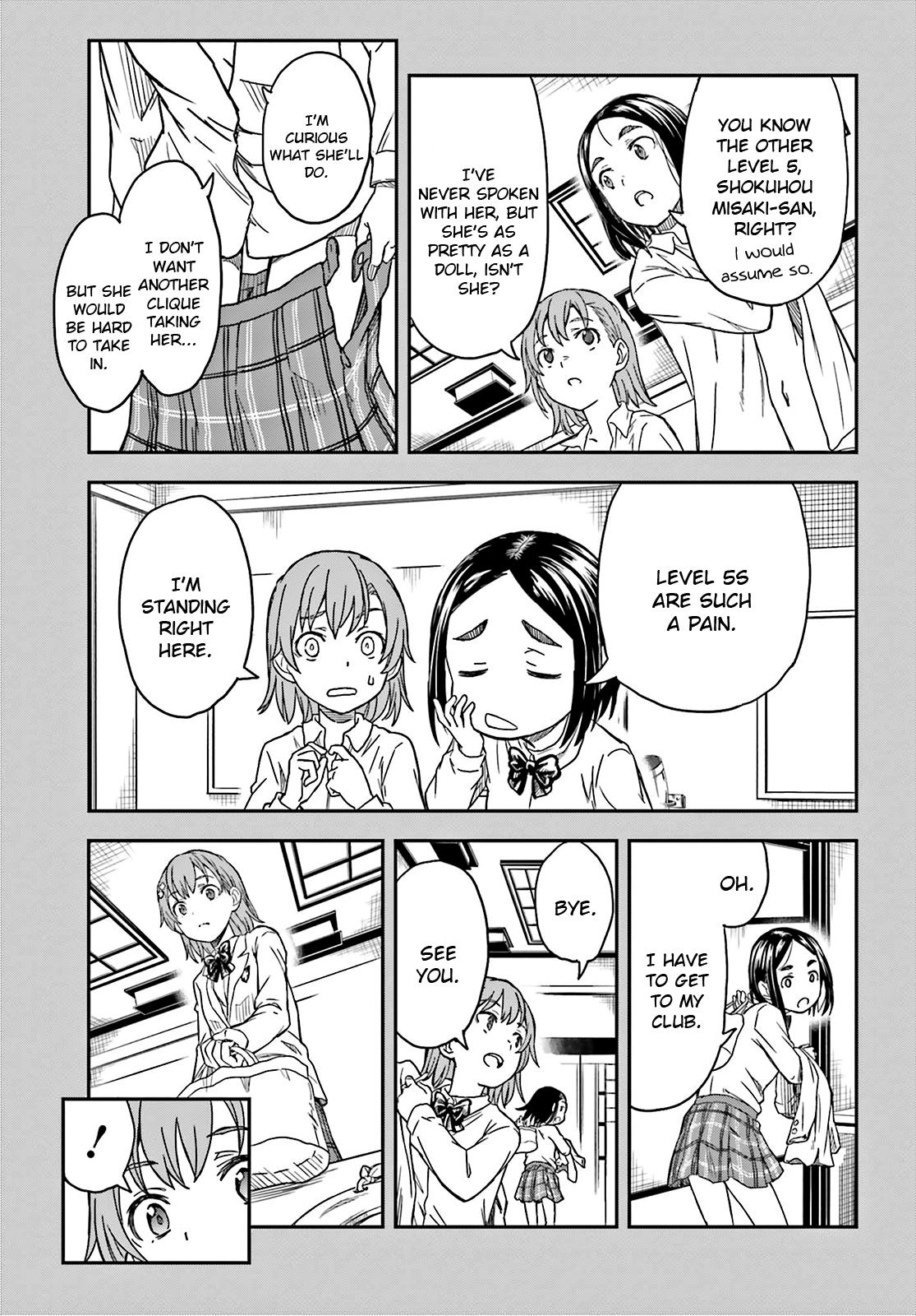 Toaru Majutsu no Index Gaiden: Toaru Kagaku no Railgun Chap 131 - Next Chap 132