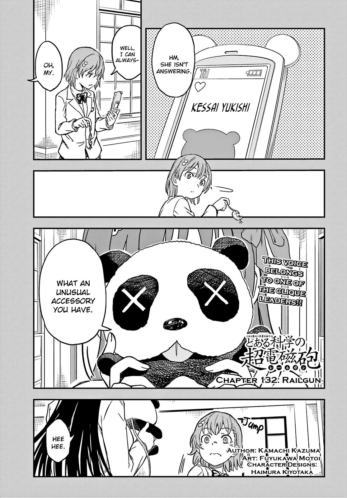 Toaru Majutsu no Index Gaiden: Toaru Kagaku no Railgun Chap 132 - Next Chap 133