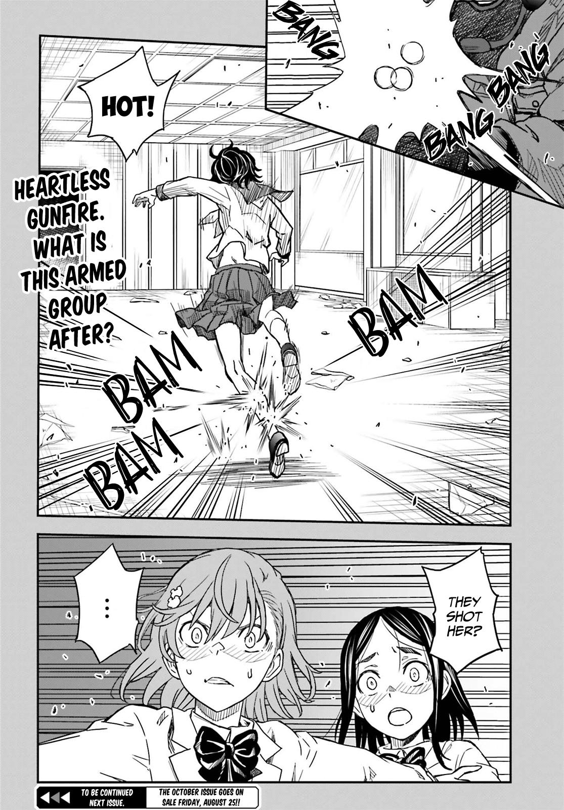 Toaru Majutsu no Index Gaiden: Toaru Kagaku no Railgun Chap 147 - Next Chap 148
