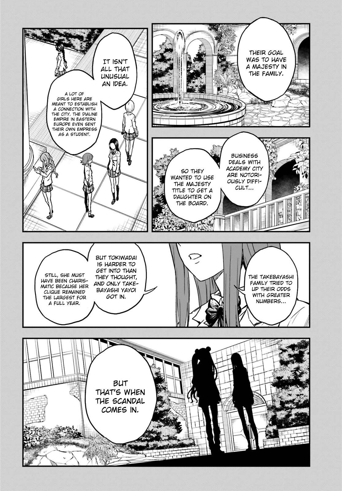 Toaru Majutsu no Index Gaiden: Toaru Kagaku no Railgun Chap 147 - Next Chap 148