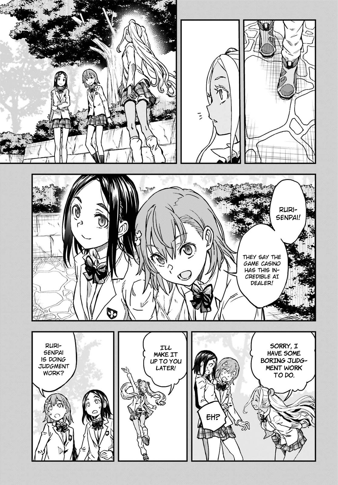 Toaru Majutsu no Index Gaiden: Toaru Kagaku no Railgun Chap 147 - Next Chap 148