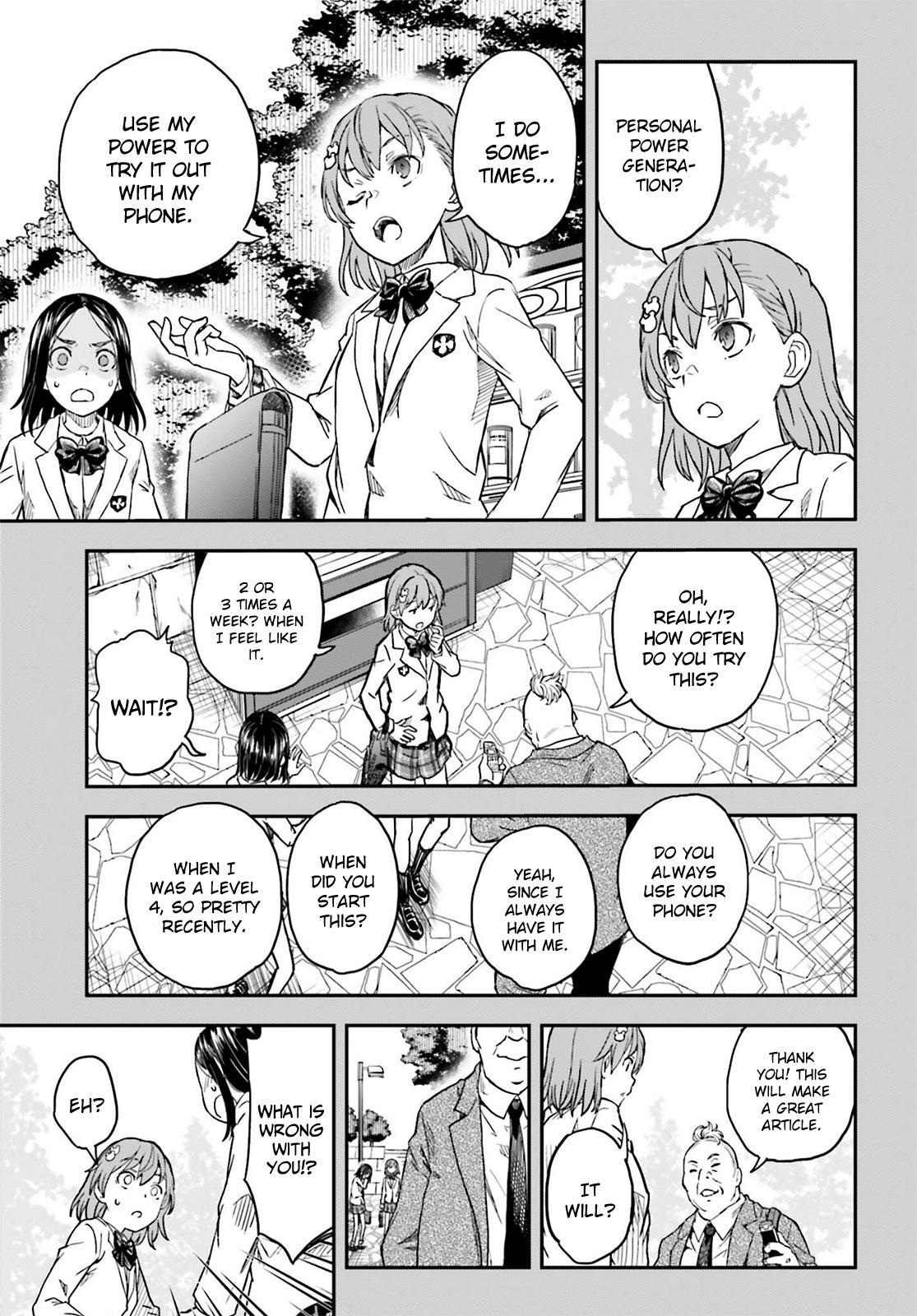 Toaru Majutsu no Index Gaiden: Toaru Kagaku no Railgun Chap 146 - Next Chap 147