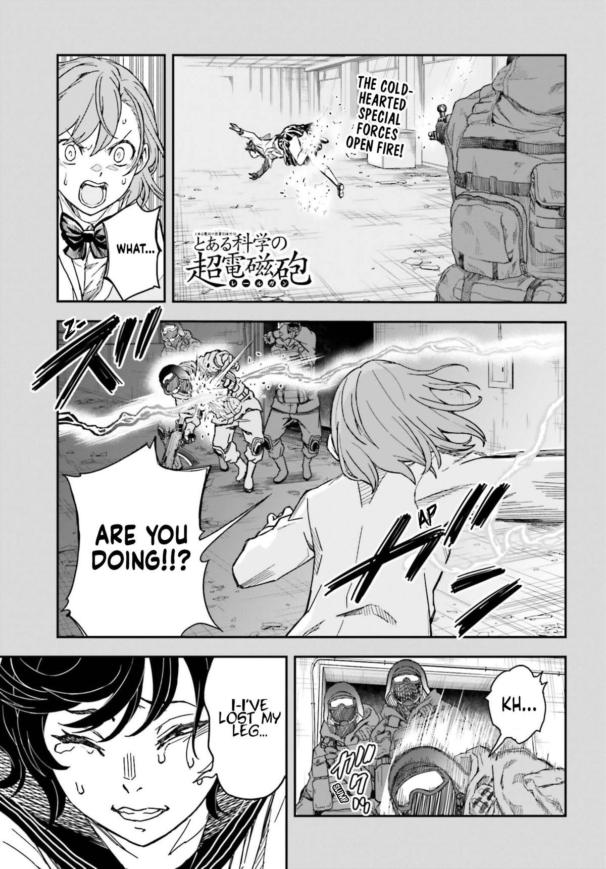 Toaru Majutsu no Index Gaiden: Toaru Kagaku no Railgun Chap 148 - Next Chap 149