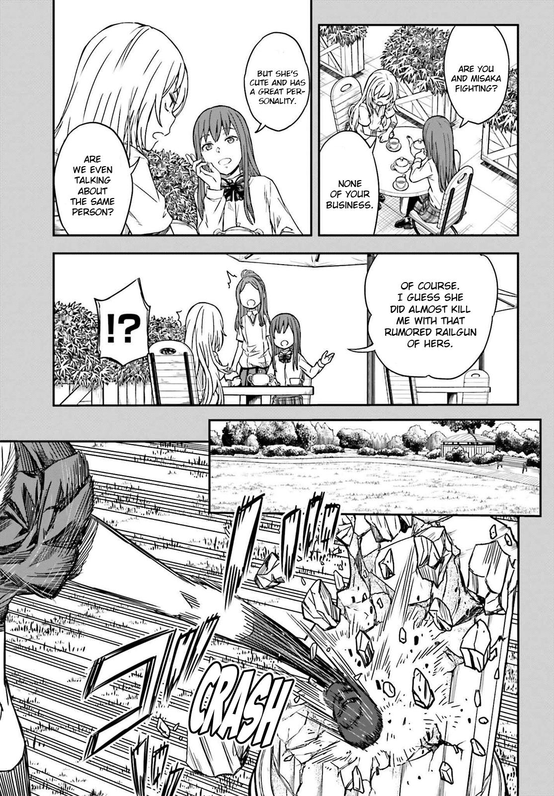 Toaru Majutsu no Index Gaiden: Toaru Kagaku no Railgun Chap 140.1 - Next Chap 141.1