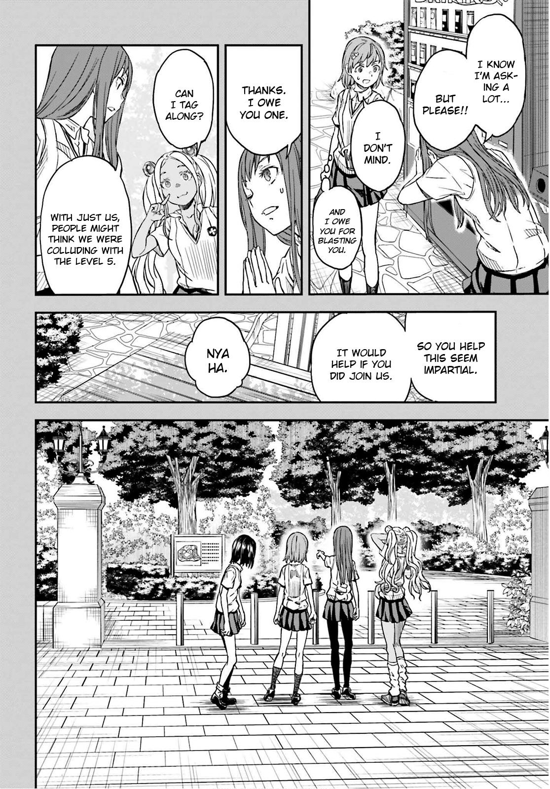 Toaru Majutsu no Index Gaiden: Toaru Kagaku no Railgun Chap 140.2 - Next Chap 141.2