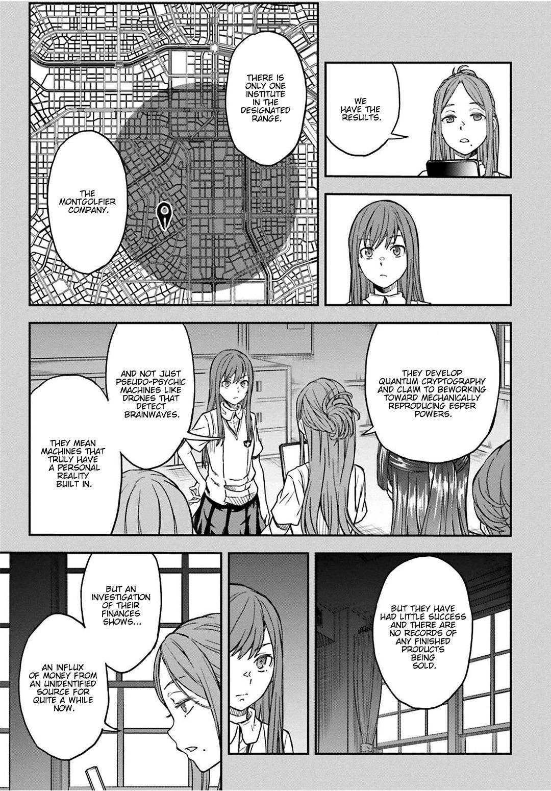 Toaru Majutsu no Index Gaiden: Toaru Kagaku no Railgun Chap 142 - Next Chap 143