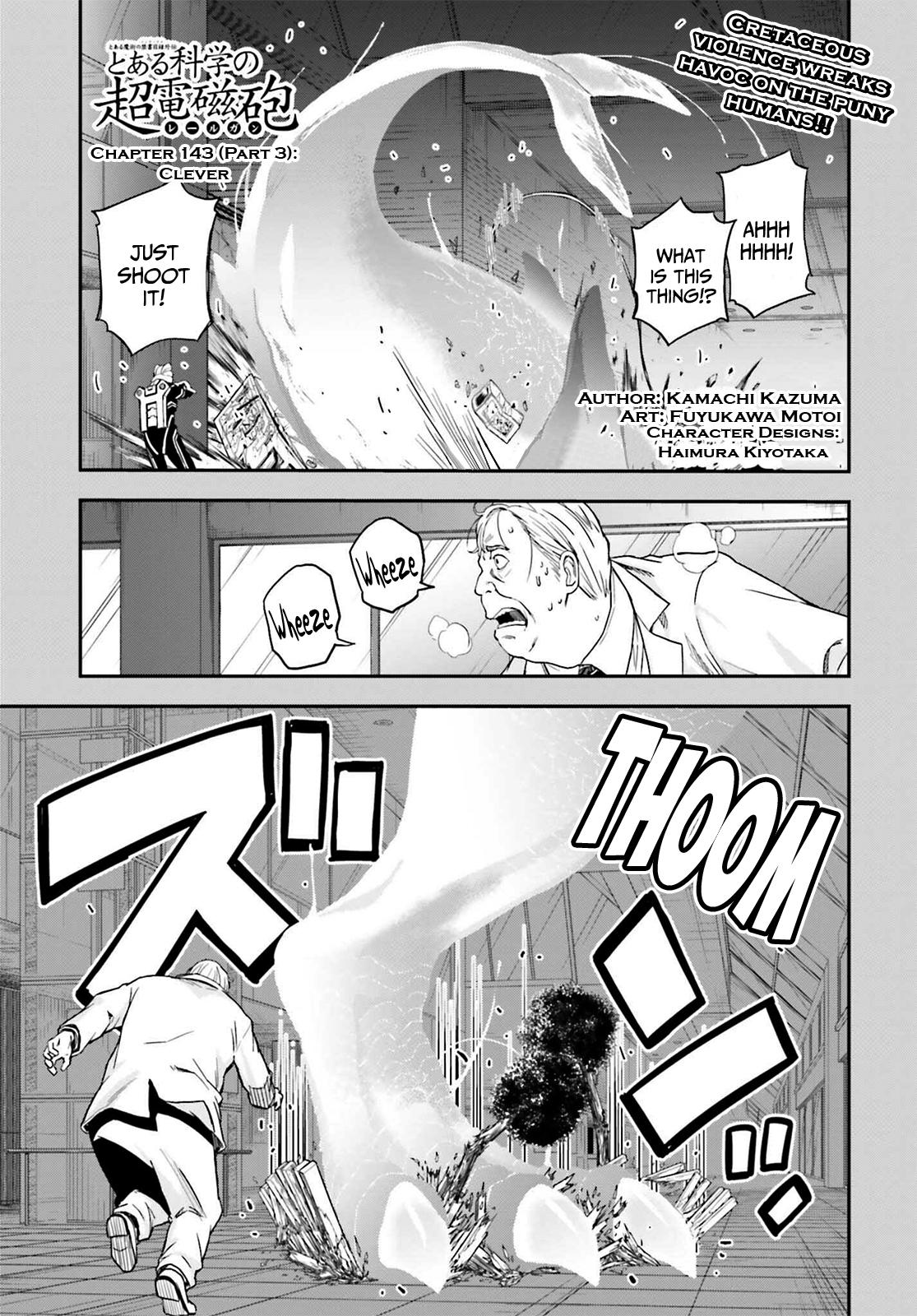 Toaru Majutsu no Index Gaiden: Toaru Kagaku no Railgun Chap 143.3 - Next Chap 144.3
