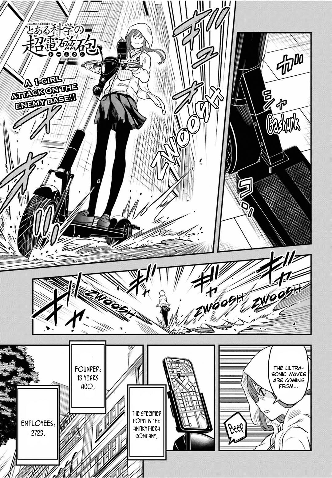 Toaru Majutsu no Index Gaiden: Toaru Kagaku no Railgun Chap 143.1 - Next Chap 144.1