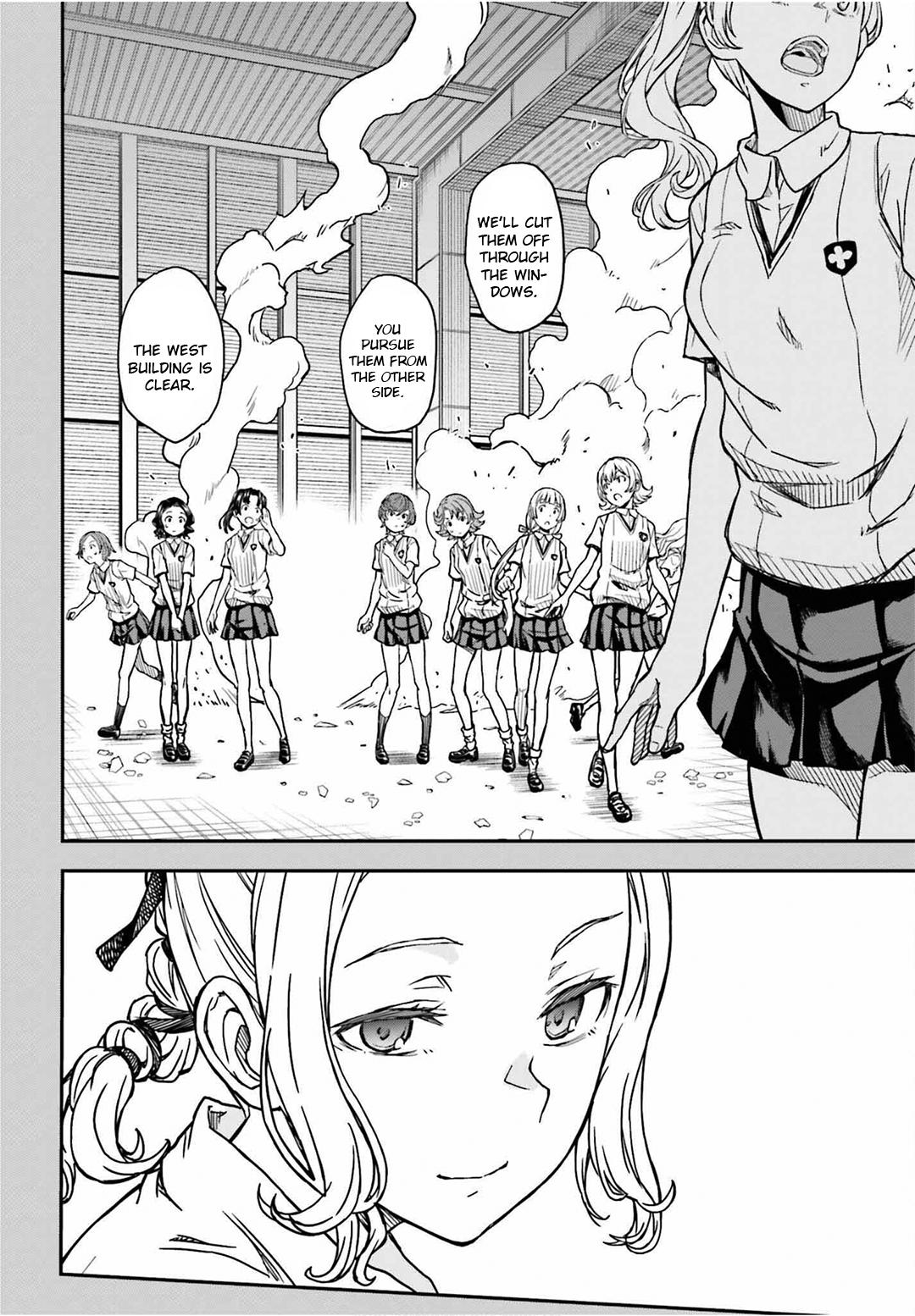 Toaru Majutsu no Index Gaiden: Toaru Kagaku no Railgun Chap 143.1 - Next Chap 144.1