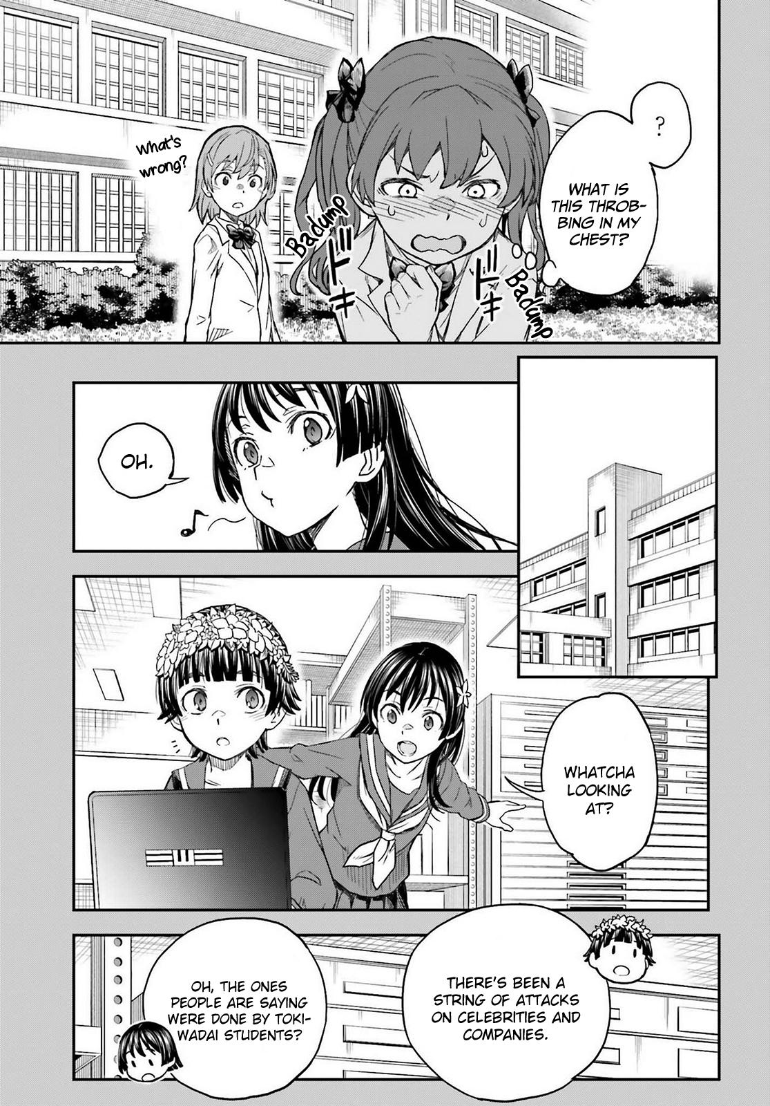 Toaru Majutsu no Index Gaiden: Toaru Kagaku no Railgun Chap 157 - Next Chap 158