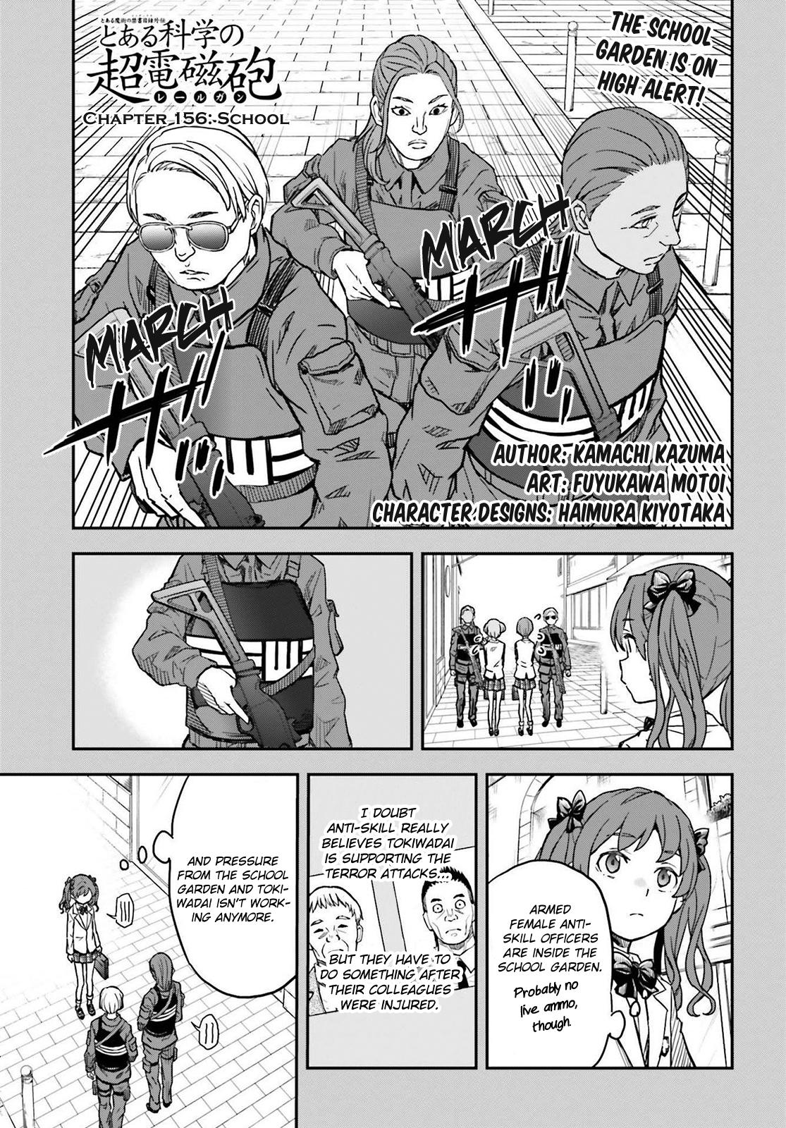 Toaru Majutsu no Index Gaiden: Toaru Kagaku no Railgun Chap 156 - Next Chap 157