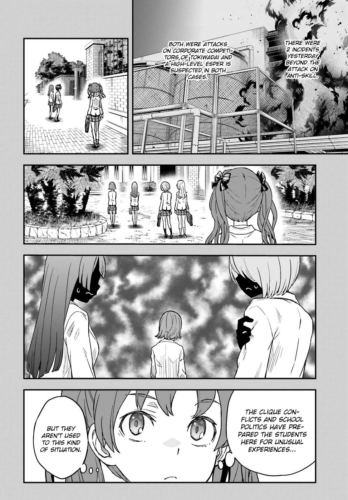 Toaru Majutsu no Index Gaiden: Toaru Kagaku no Railgun Chap 156 - Next Chap 157