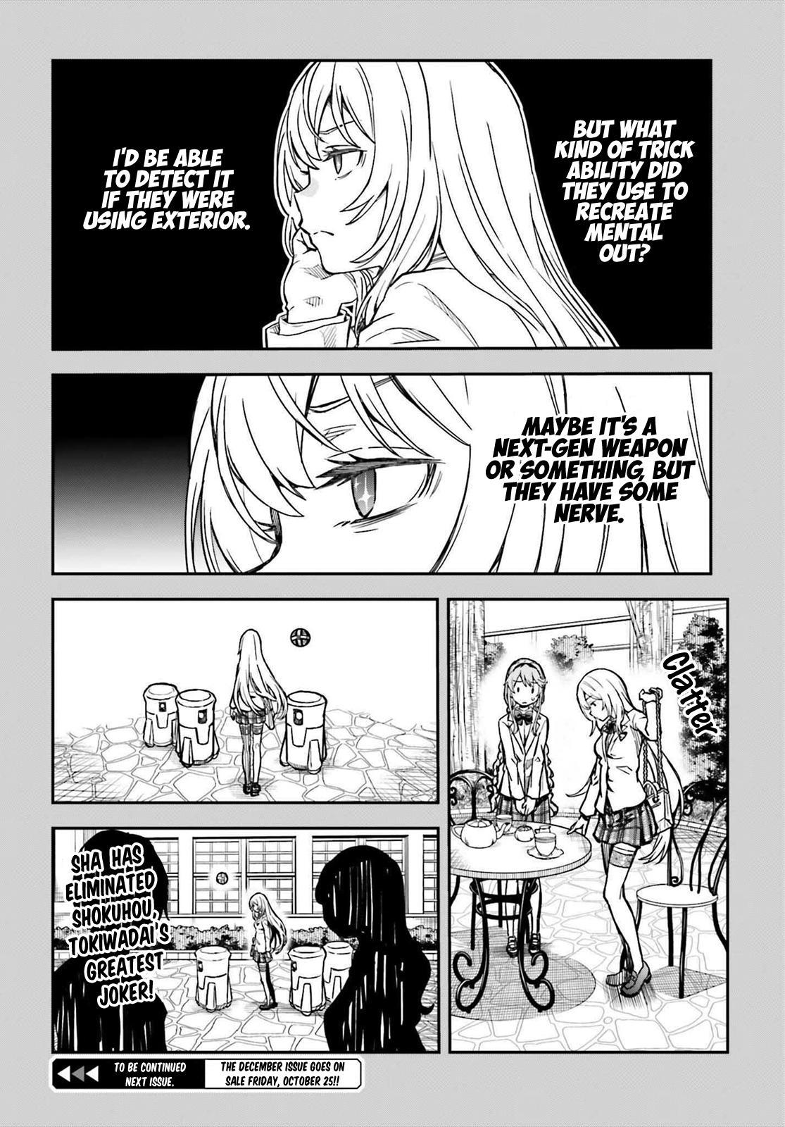 Toaru Majutsu no Index Gaiden: Toaru Kagaku no Railgun Chap 158.1 - Next Chap 159.1