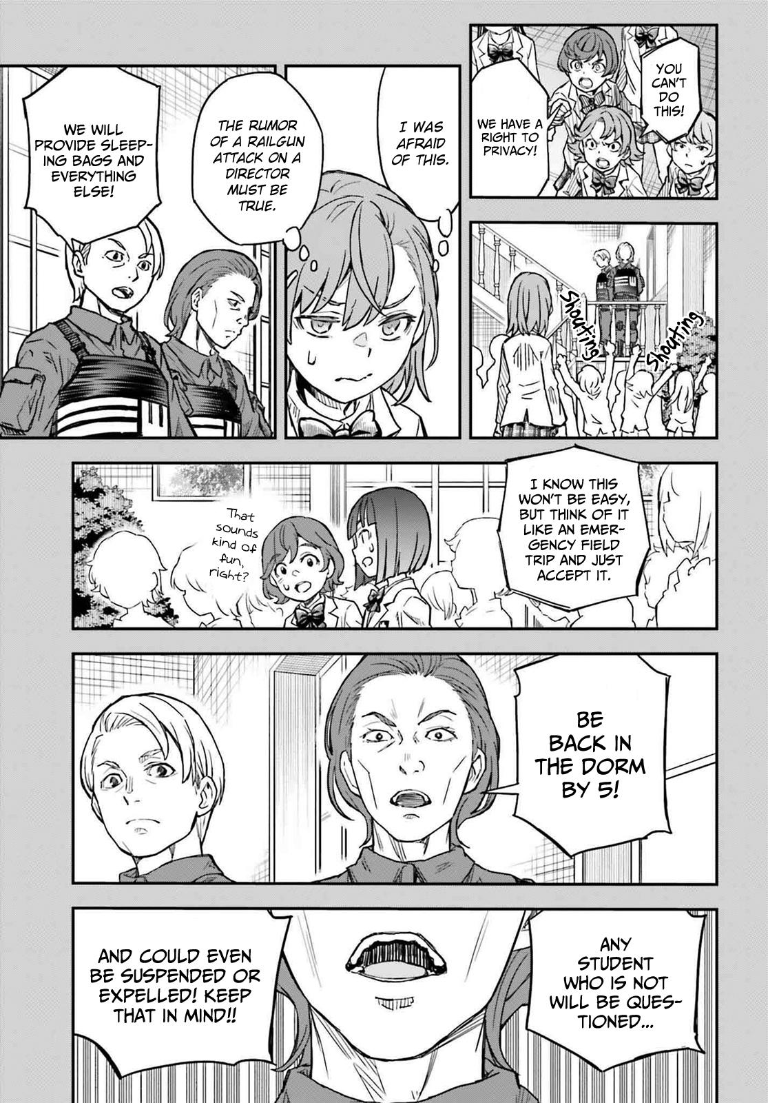 Toaru Majutsu no Index Gaiden: Toaru Kagaku no Railgun Chap 158.2 - Next Chap 159.2