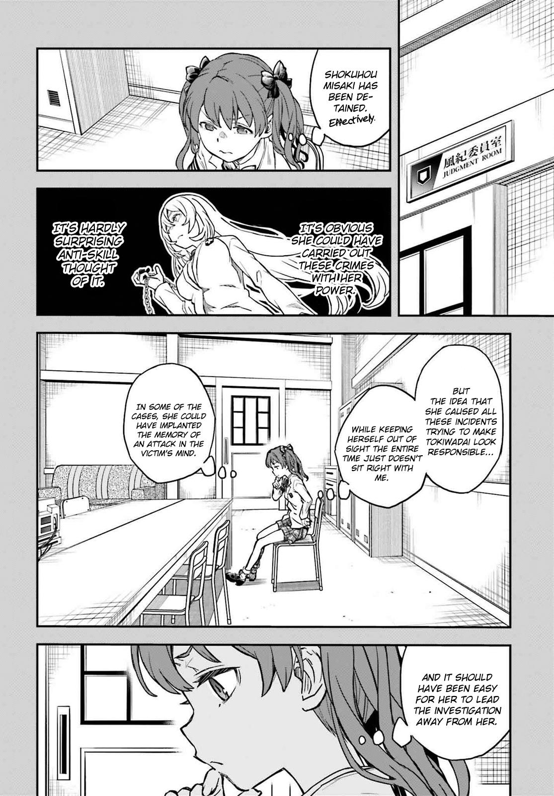 Toaru Majutsu no Index Gaiden: Toaru Kagaku no Railgun Chap 158.2 - Next Chap 159.2