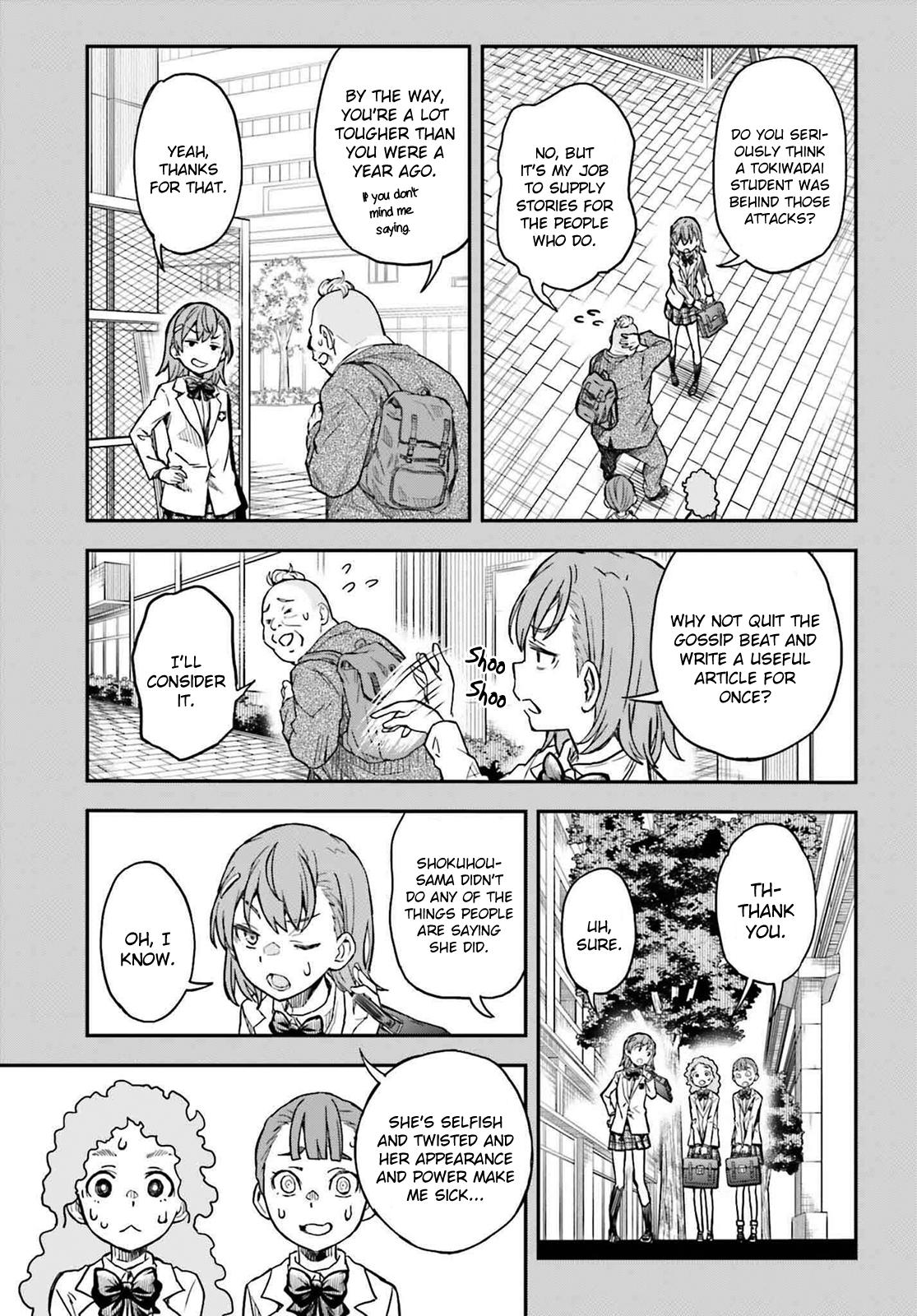 Toaru Majutsu no Index Gaiden: Toaru Kagaku no Railgun Chap 158.2 - Next Chap 159.2