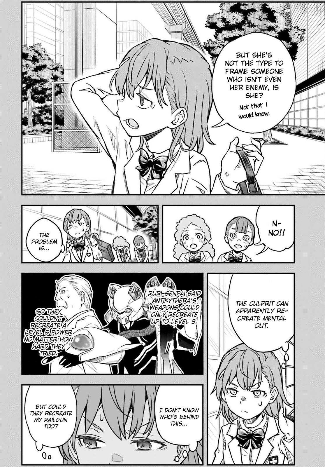 Toaru Majutsu no Index Gaiden: Toaru Kagaku no Railgun Chap 158.2 - Next Chap 159.2