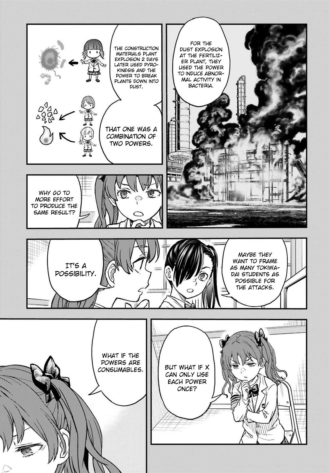 Toaru Majutsu no Index Gaiden: Toaru Kagaku no Railgun Chap 159 - Next Chap 160