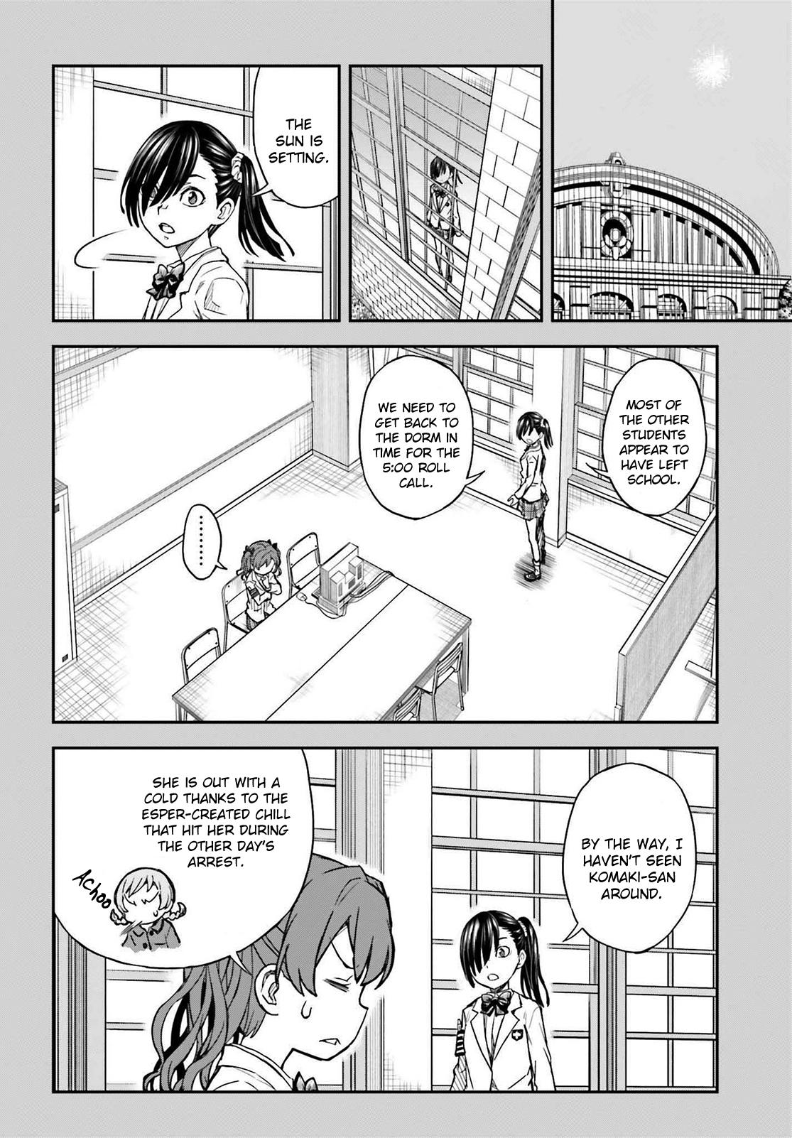 Toaru Majutsu no Index Gaiden: Toaru Kagaku no Railgun Chap 159 - Next Chap 160