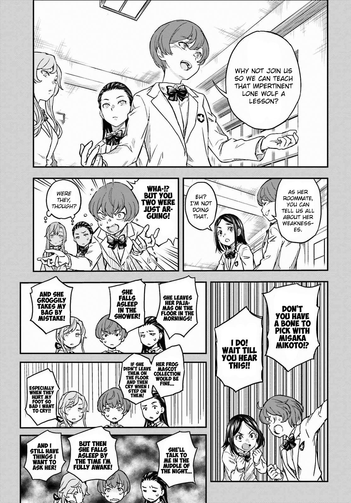 Toaru Majutsu no Index Gaiden: Toaru Kagaku no Railgun Chap 150.1 - Next Chap 151.1