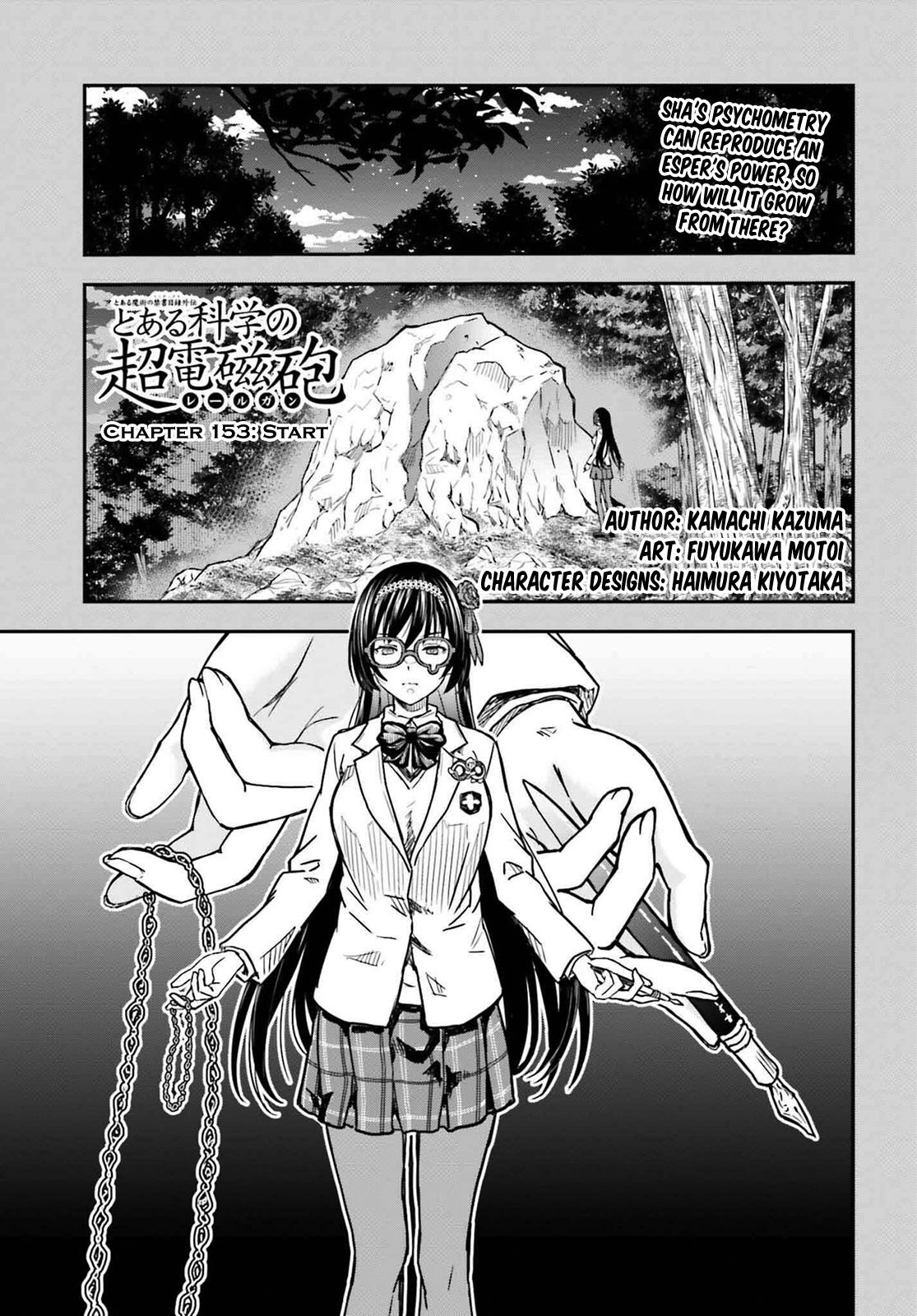 Toaru Majutsu no Index Gaiden: Toaru Kagaku no Railgun Chap 153 - Next Chap 154