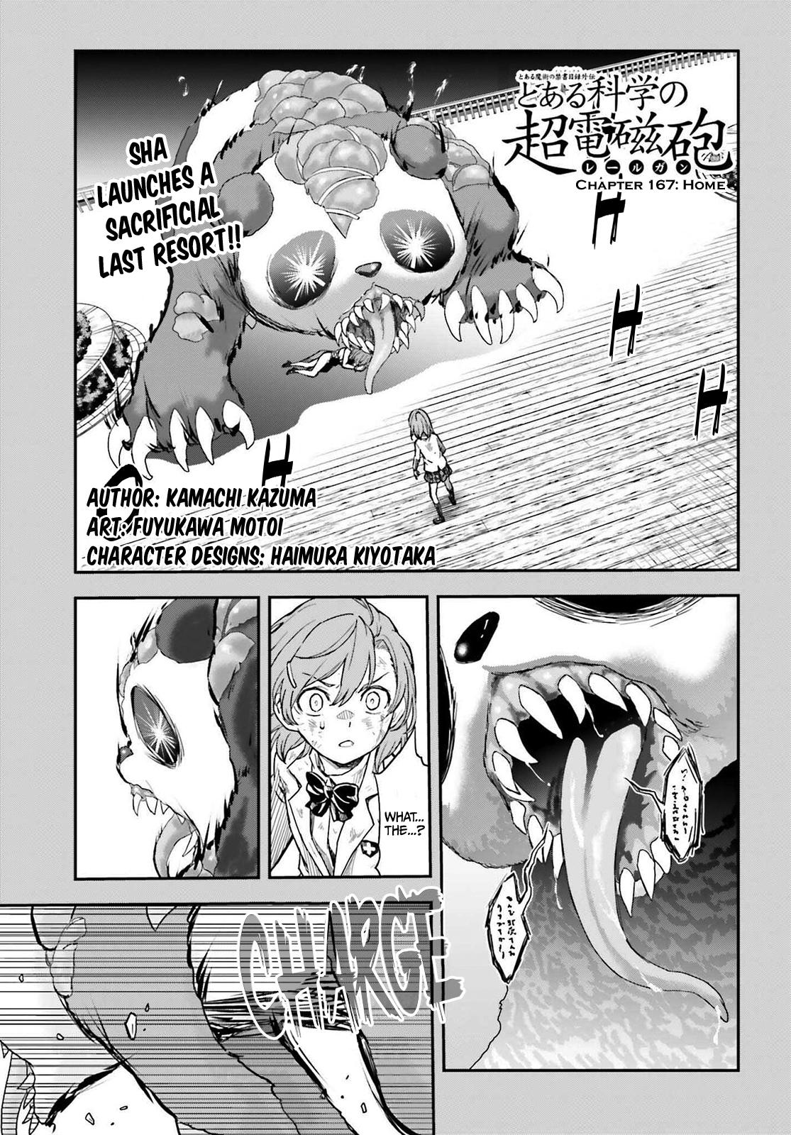 Toaru Majutsu no Index Gaiden: Toaru Kagaku no Railgun Chap 167 - Next Chap 168