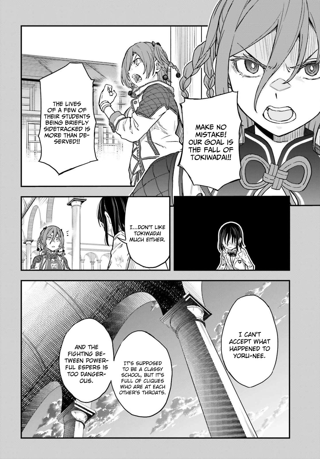 Toaru Majutsu no Index Gaiden: Toaru Kagaku no Railgun Chap 164.1 - Next Chap 165.1