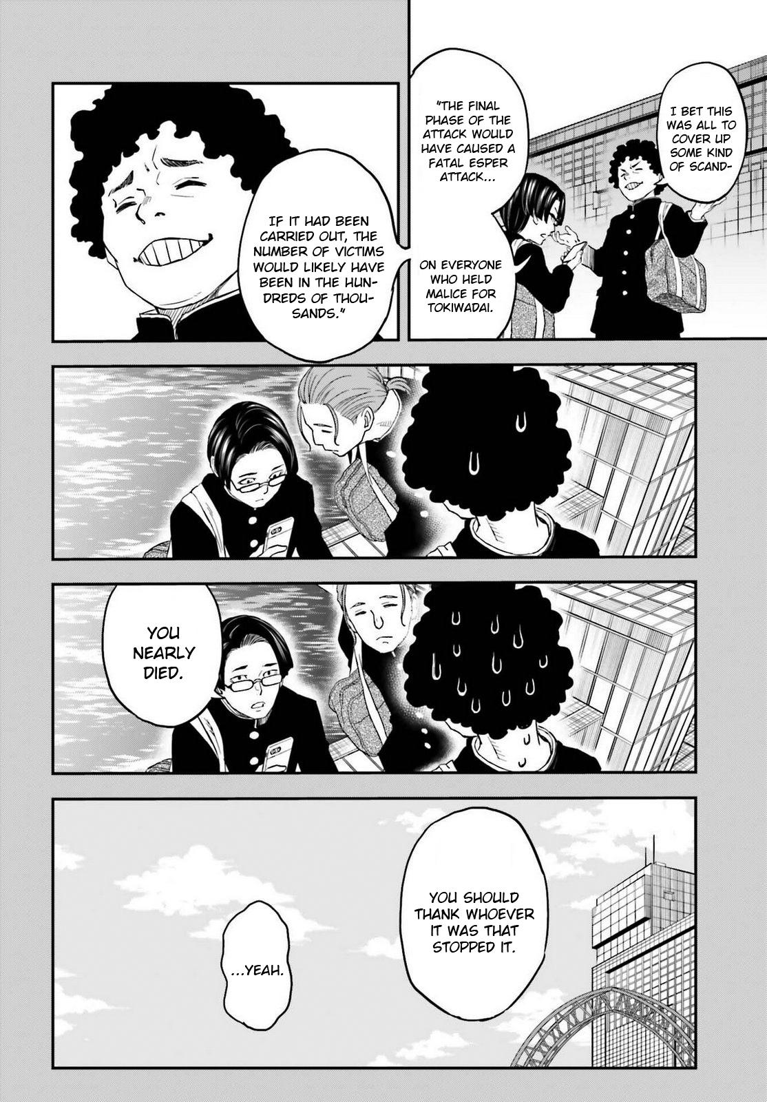 Toaru Majutsu no Index Gaiden: Toaru Kagaku no Railgun Chap 168 - Next Chap 169