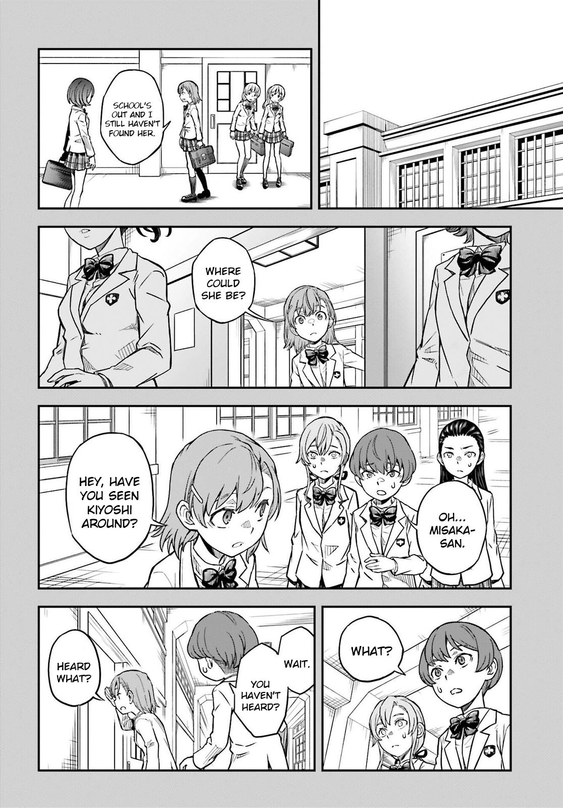 Toaru Majutsu no Index Gaiden: Toaru Kagaku no Railgun Chap 169 - Next Chap 170