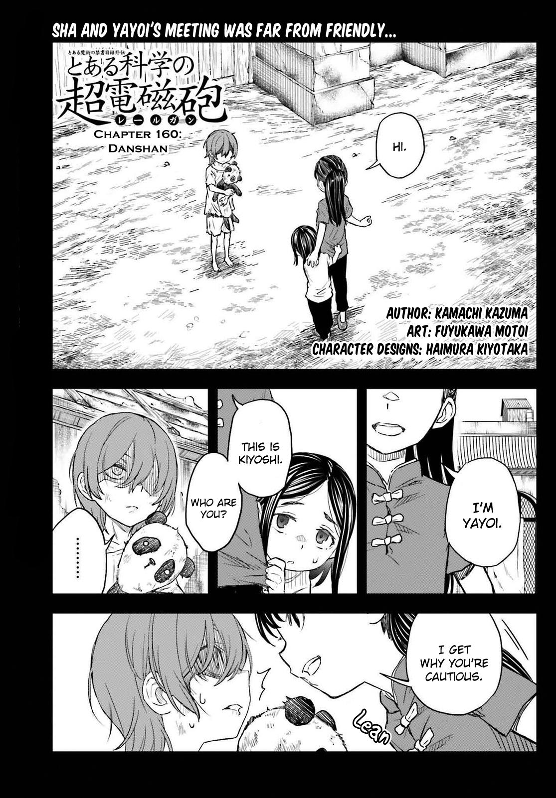 Toaru Majutsu no Index Gaiden: Toaru Kagaku no Railgun Chap 160 - Next Chap 161