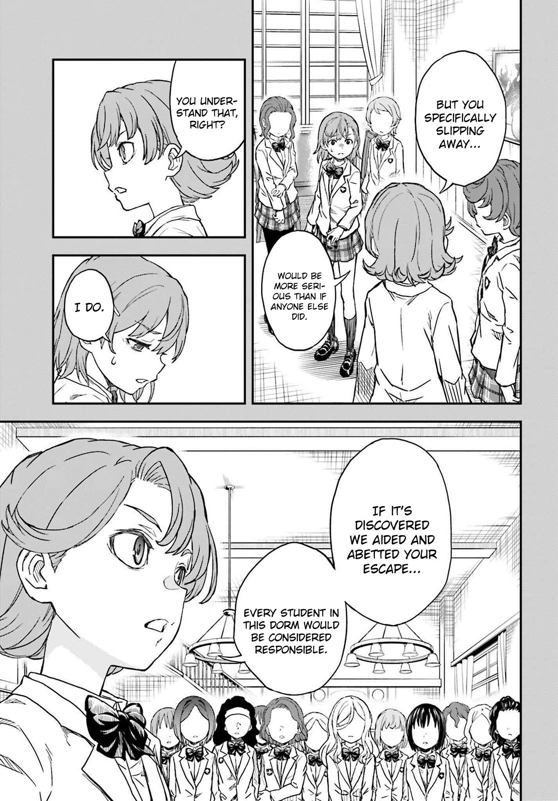 Toaru Majutsu no Index Gaiden: Toaru Kagaku no Railgun Chap 163 - Next Chap 164