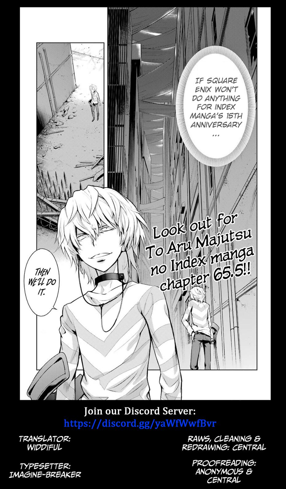 Toaru Majutsu no Index Chap 117 - Next Chap 118