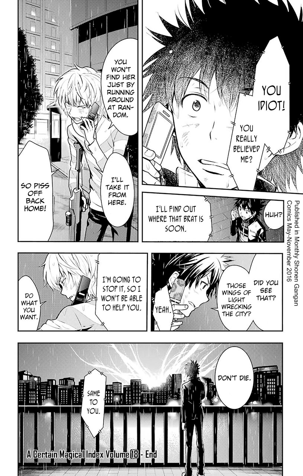 Toaru Majutsu no Index Chap 110 - Next Chap 111