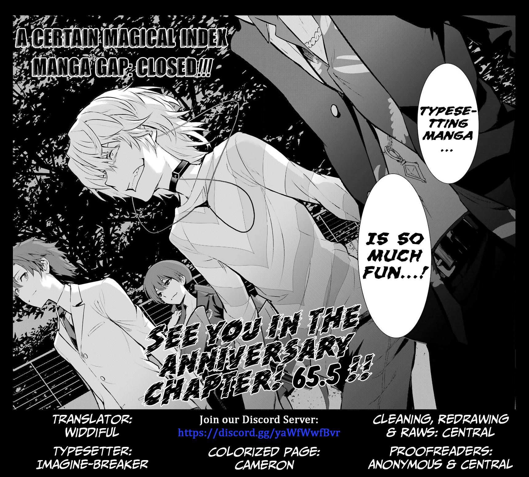 Toaru Majutsu no Index Chap 122 - Next Chap 123