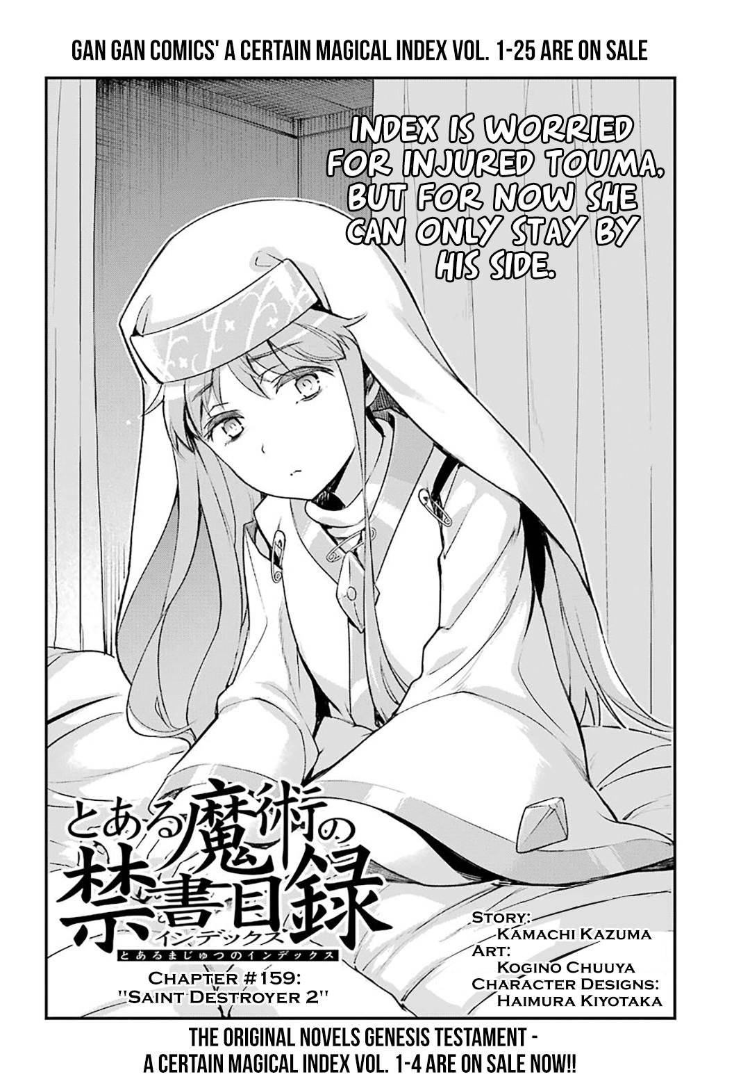 Toaru Majutsu no Index Chap 159 - Next Chap 160