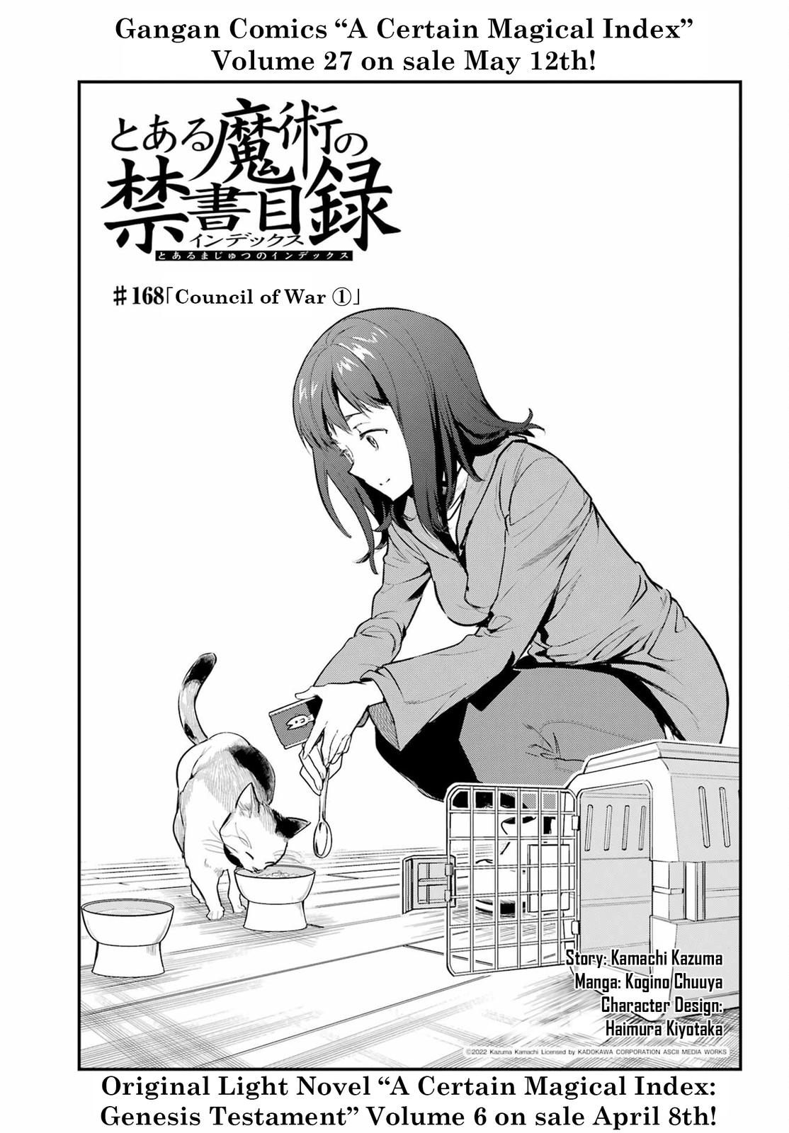 Toaru Majutsu no Index Chap 168 - Next Chap 169