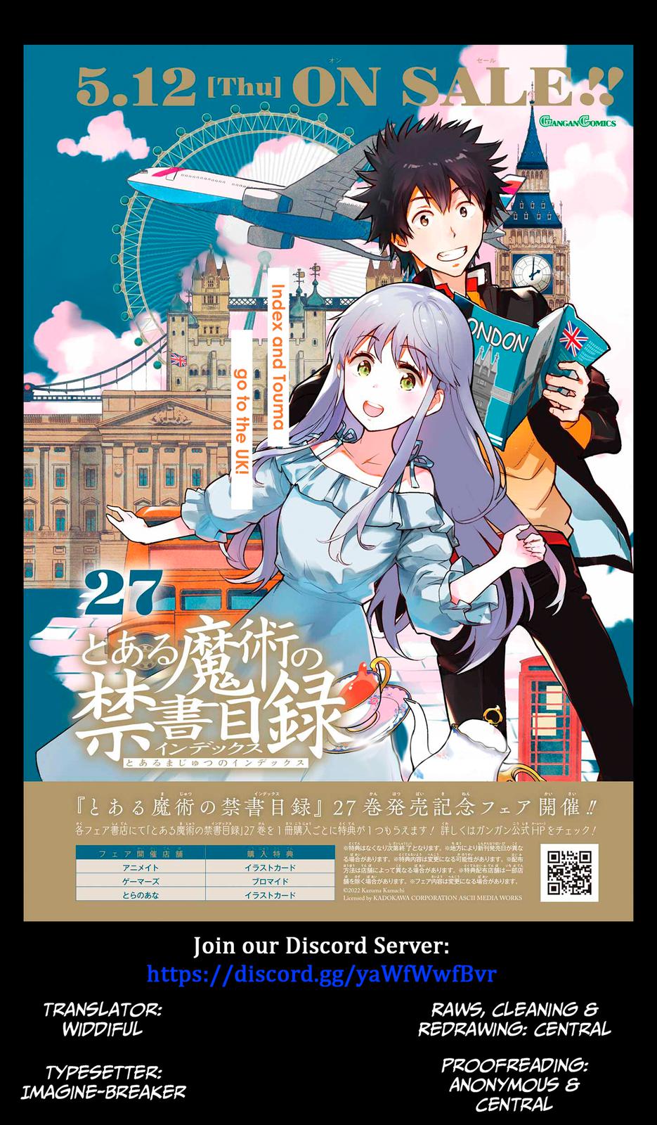 Toaru Majutsu no Index Chap 170 - Next Chap 171