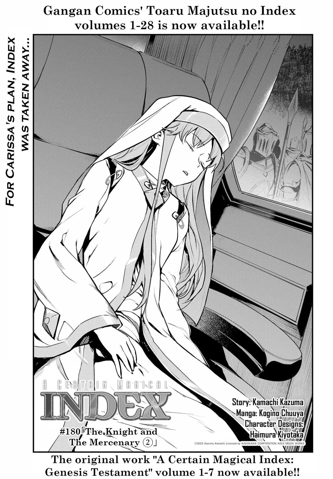 Toaru Majutsu no Index Chap 180 - Next Chap 181