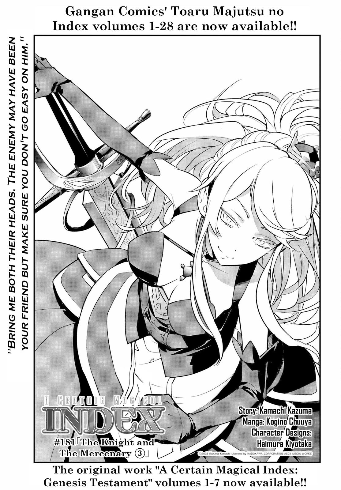 Toaru Majutsu no Index Chap 181 - Next Chap 182