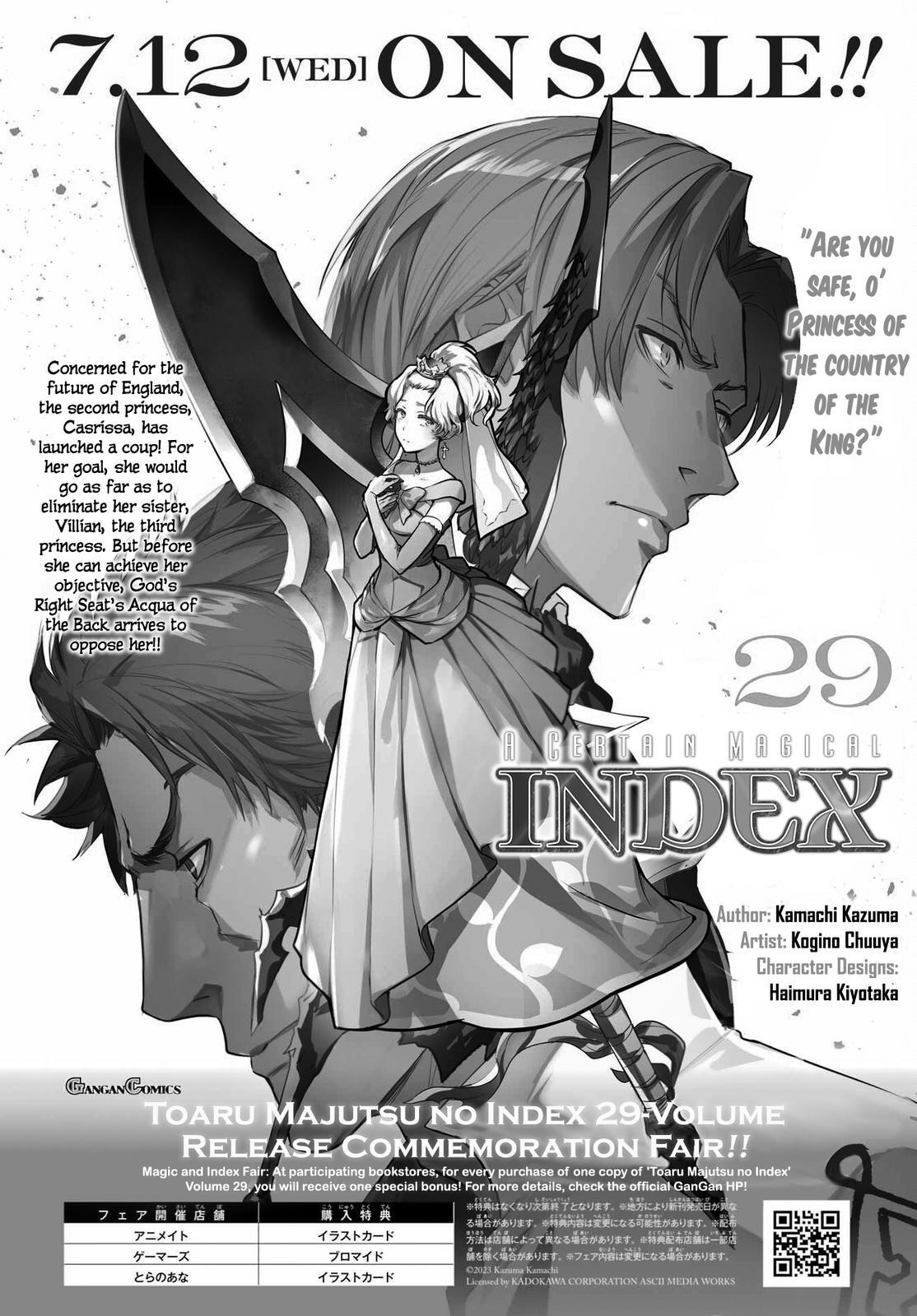 Toaru Majutsu no Index Chap 183 - Next Chap 184