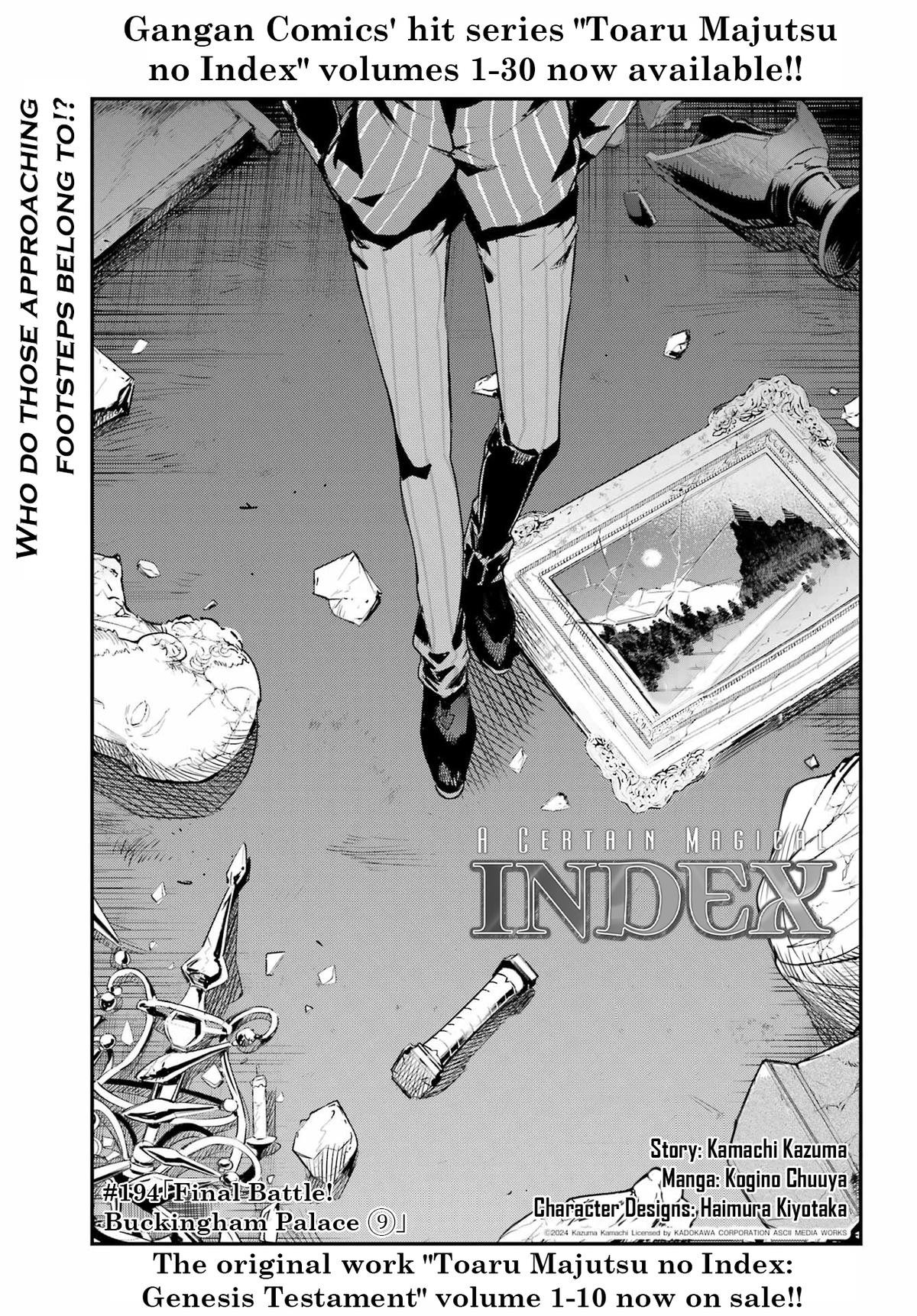 Toaru Majutsu no Index Chap 194 - Next Chap 195