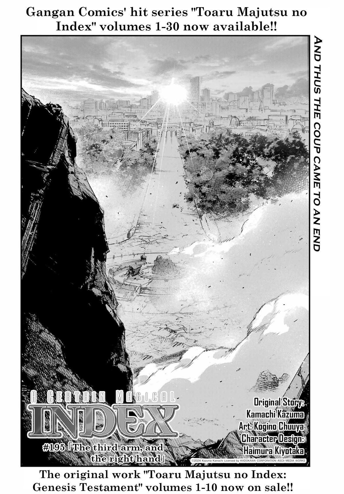 Toaru Majutsu no Index Chap 195 - Next Chap 196