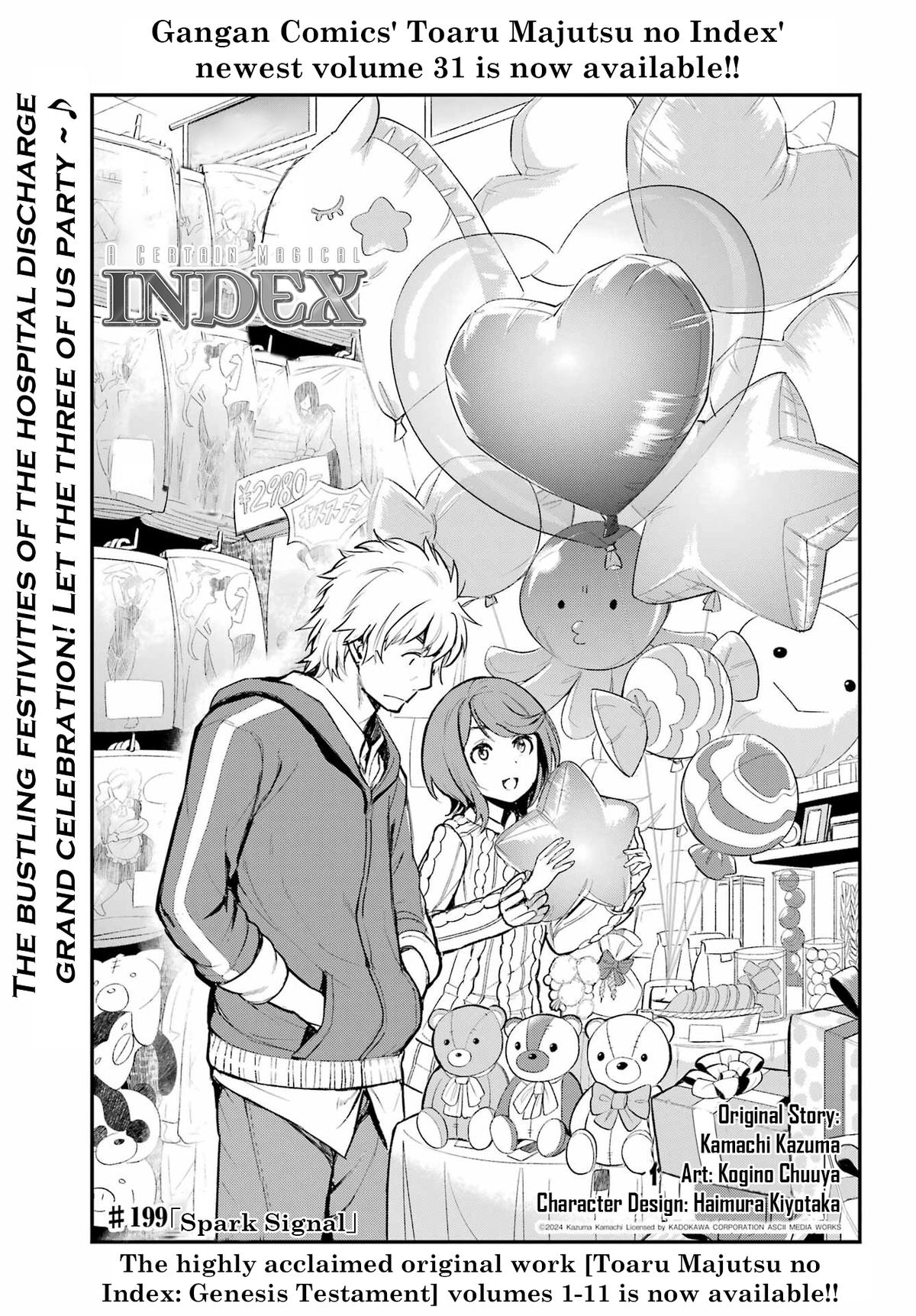 Toaru Majutsu no Index Chap 199 - Next Chap 200