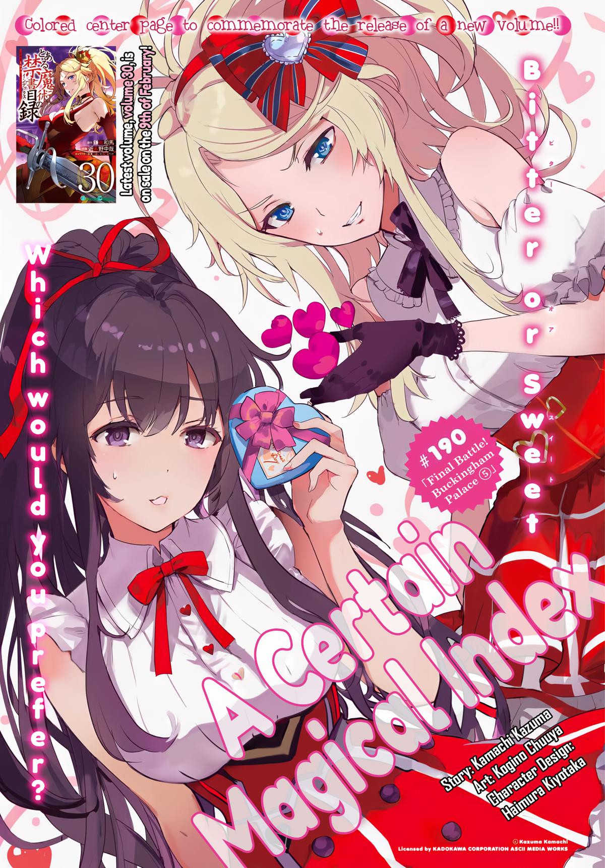 Toaru Majutsu no Index Chap 190 - Next Chap 191