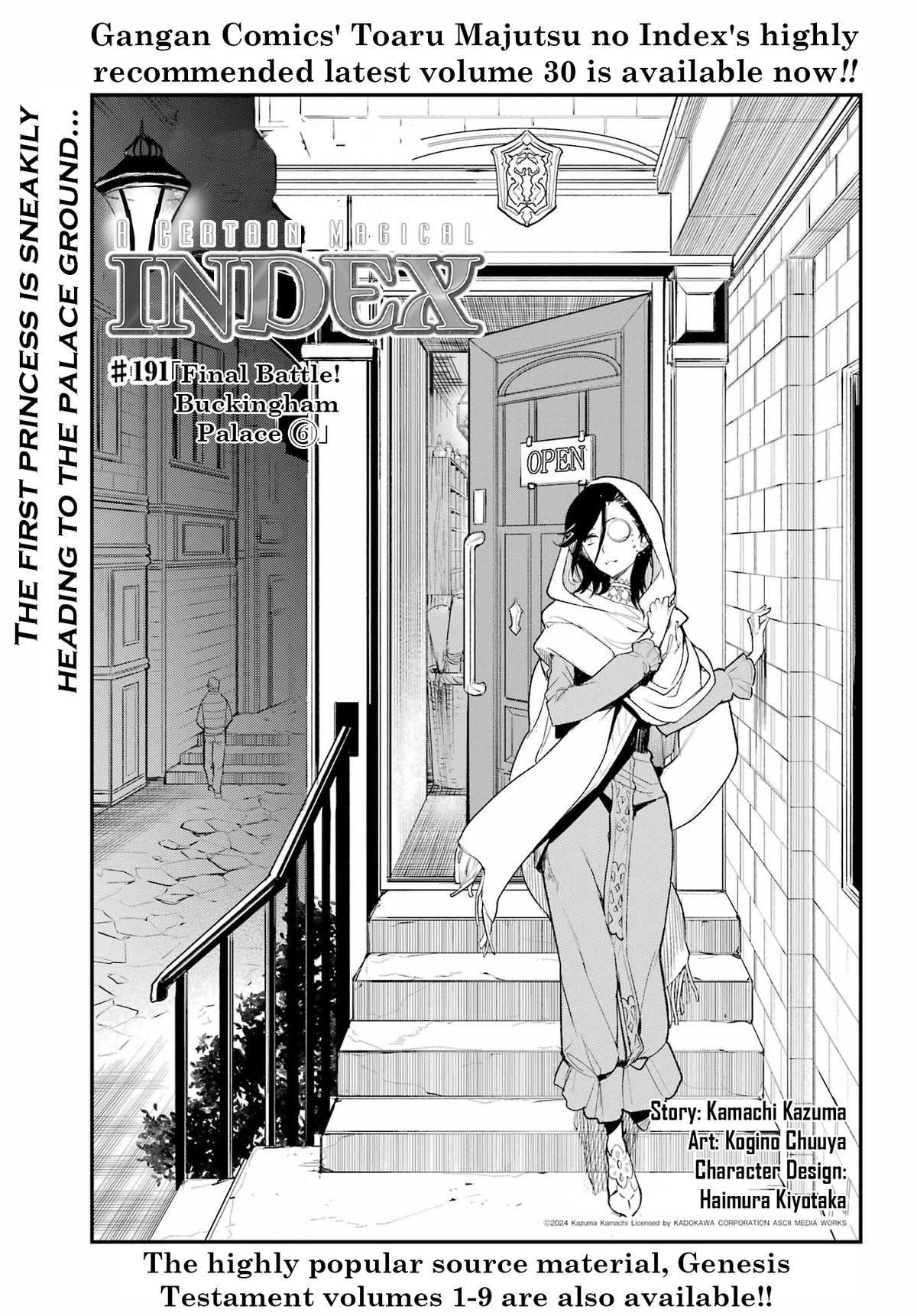 Toaru Majutsu no Index Chap 191 - Next Chap 192